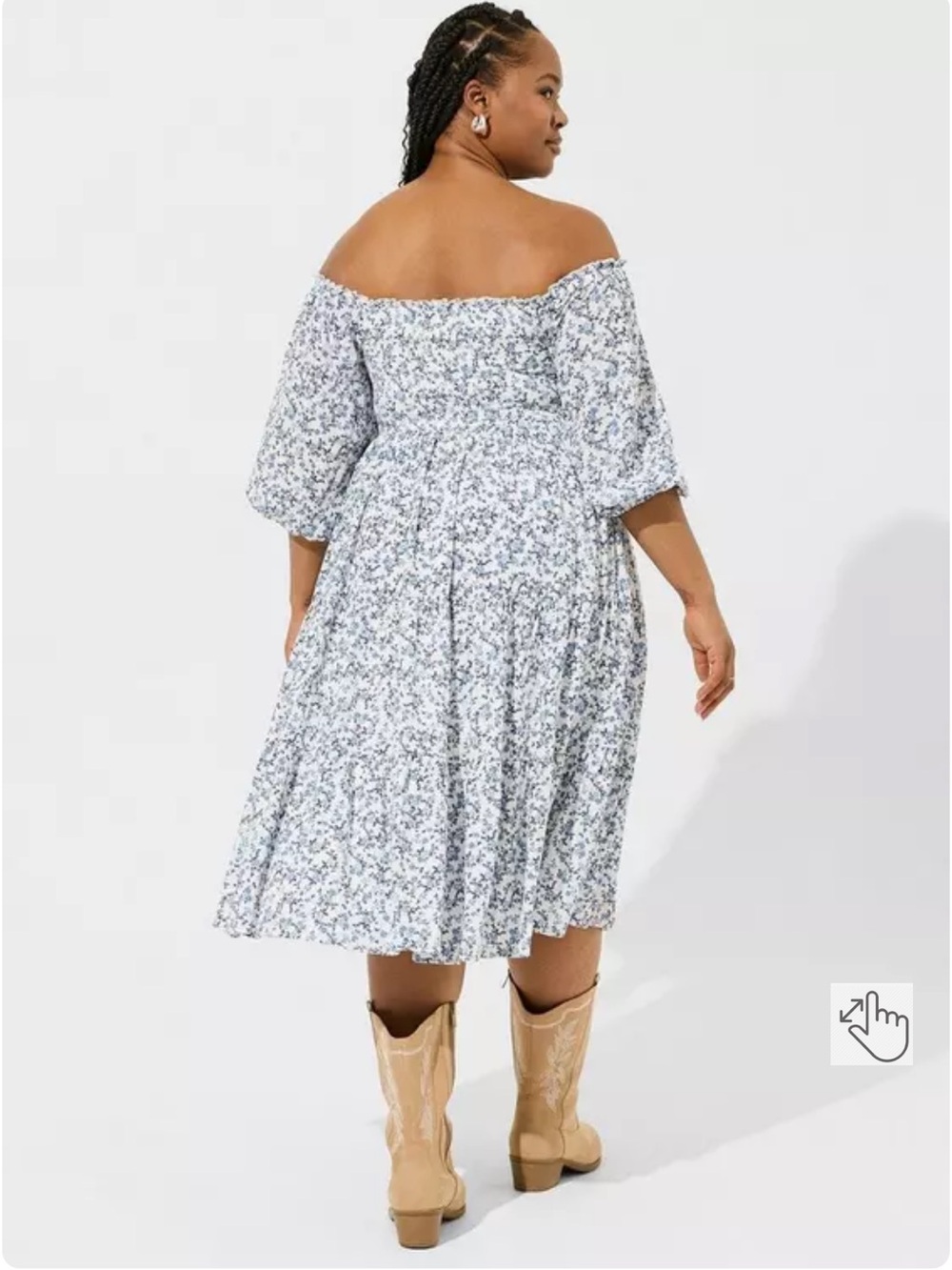 Floral Torrid Dress - Picture 2 of 5